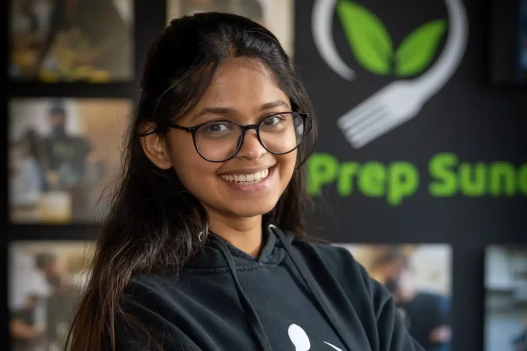 Meal Prep Sunday marketing team member creating content with purpose