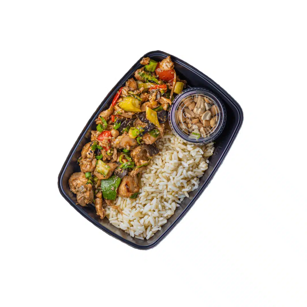 Cashew Chicken Thigh skillet