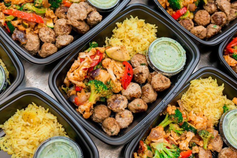 Harris Ground Turkey meatballs from our Video Spotlight Meal prep