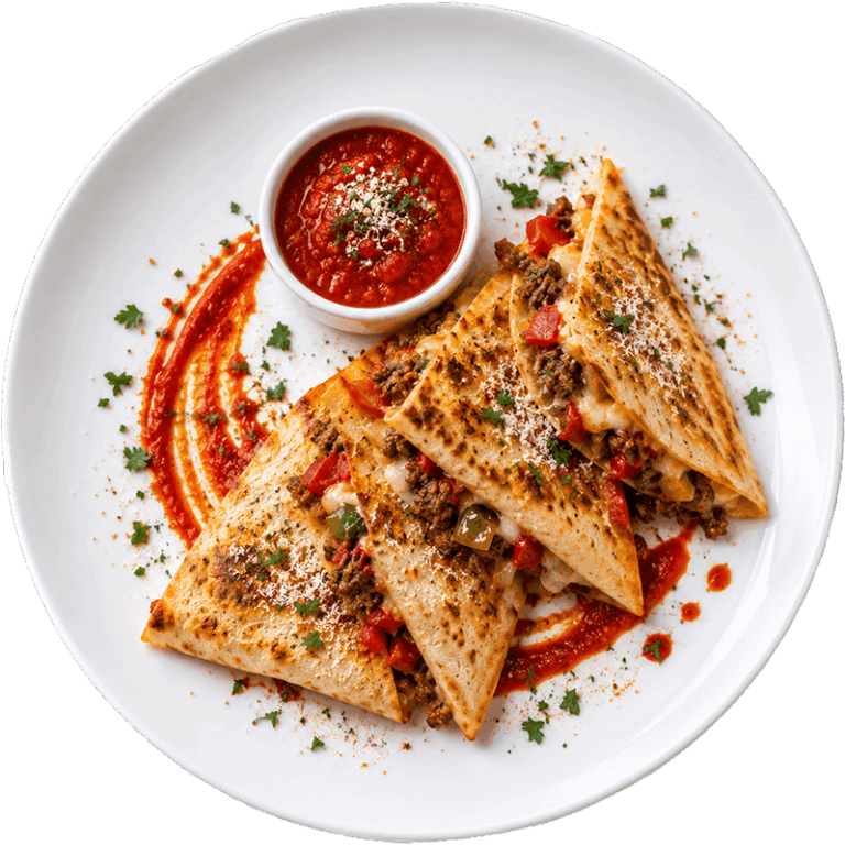 Pepperoni Pizza Quesadilla