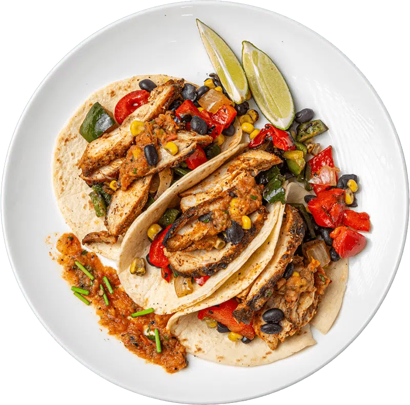 Grilled Chicken Fajita Tacos