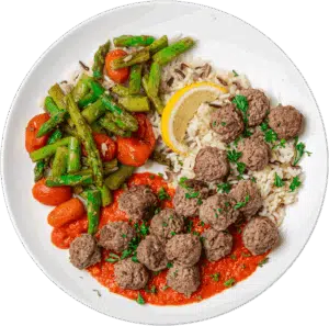 Romesco Meatballs