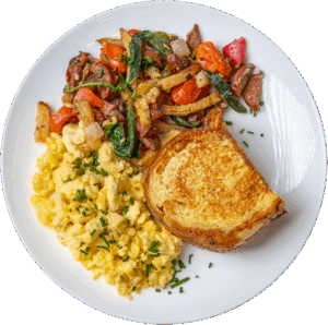 Apple Peanut Butter French Toast