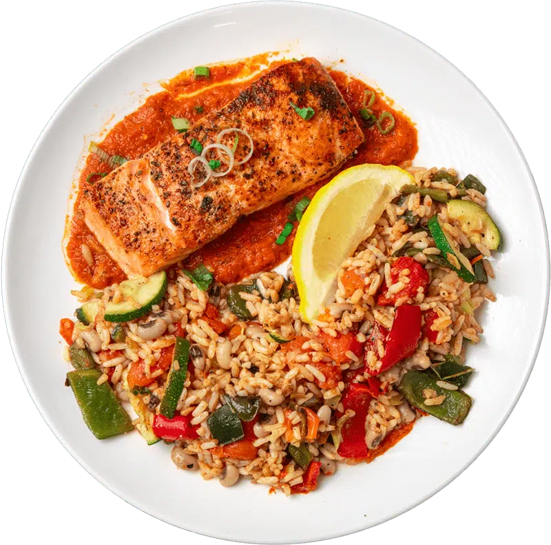 Creole salmon