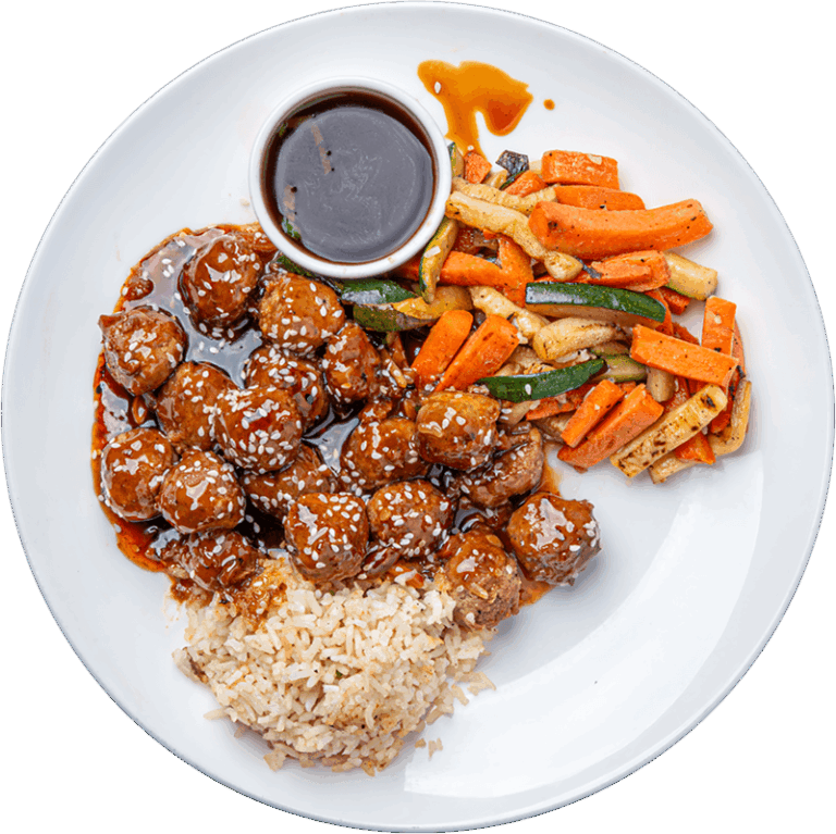 Asian Orange Turkey Meatballs
