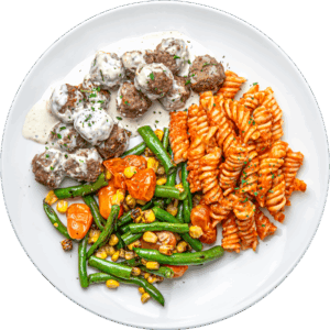 BBQ Pasta and Meatball