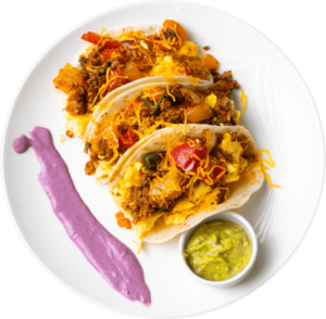 Chorizo and Egg breakfast Taco