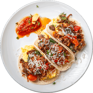 Machaca Breakfast Taco
