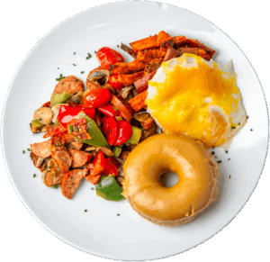 Peanut Butter Espresso Protein Oat Donut