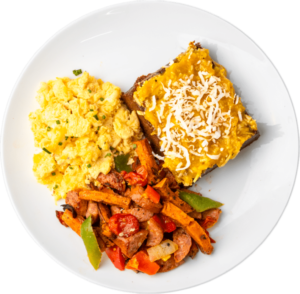 Protein Coconut Passion Fruit Brownie