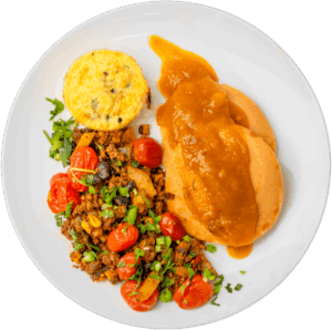 Tropical Pina Colada Protein Pancakes