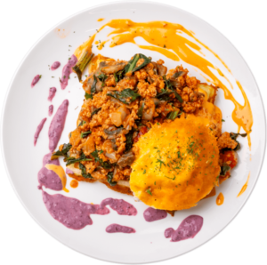 Crispy Potato Mozzarella Waffle