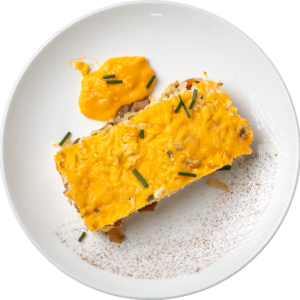 Breakfast Bacon Egg and Cheddar Hash Brown Casserole