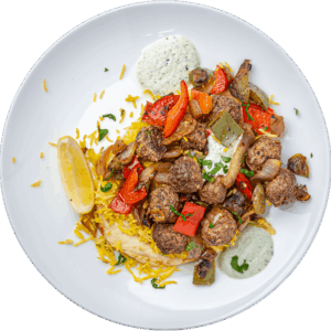 Beef Kofta Naan Wrap