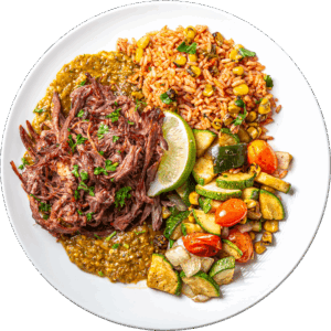 Roasted Poblano Braised Beef Bowl