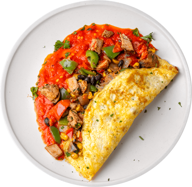 Fajita Chicken Omelet