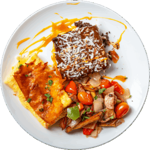 Coconut Passion Fruit Brownie