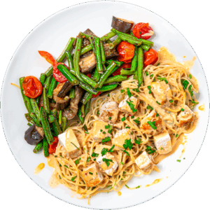 Chicken Capellini Alla Puttanesca