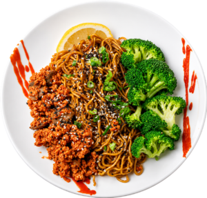 Mongolian Sweet Garlic Beef Noodles