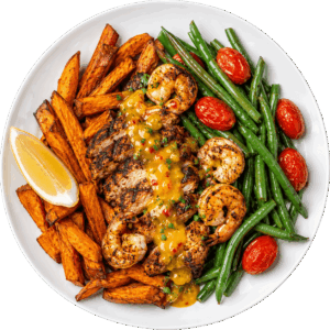 Jerk Chicken and Shrimp