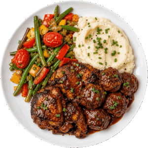 BBQ Chicken and Beef Combo