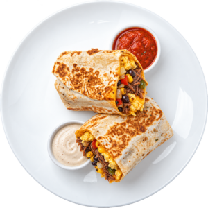 Machaca Breakfast Burrito