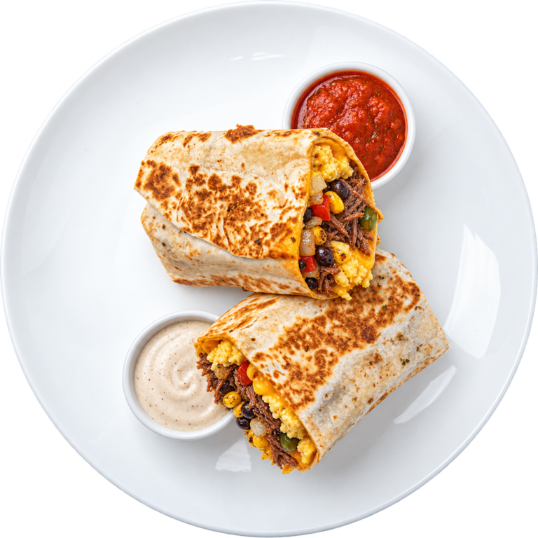 Machaca Breakfast Burrito