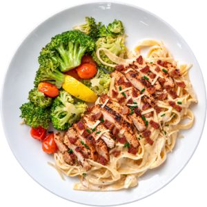 Chicken and Bacon Alfredo