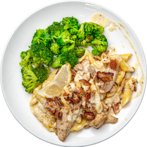 Chicken and Bacon Alfredo