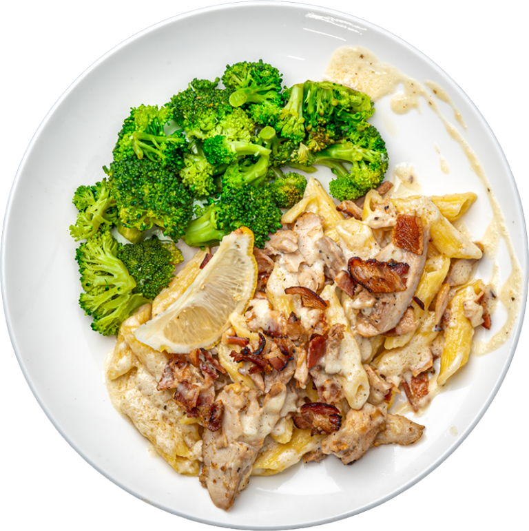Chicken and Bacon Alfredo