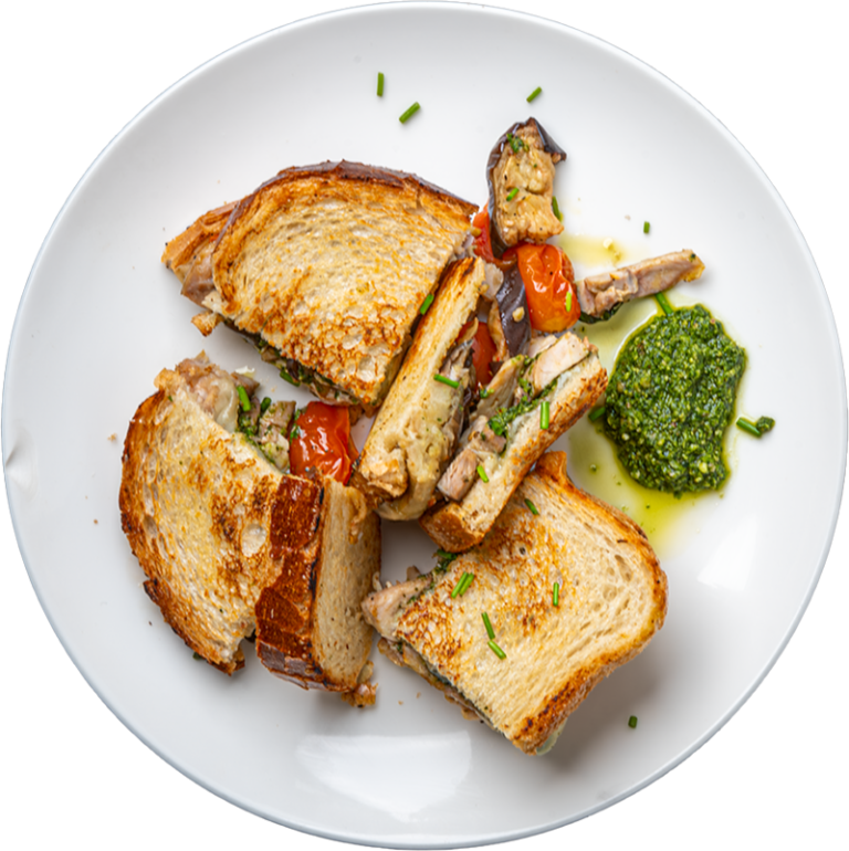 Chicken Pesto Sourdough Sandwich