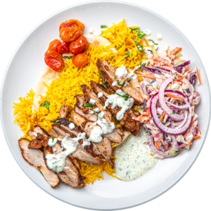 Chicken Shawarma Naan Wrap