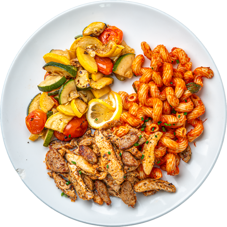 Chicken anf Italian Sausage Marinara Pasta