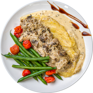 Chicken with Mushroom Gravy