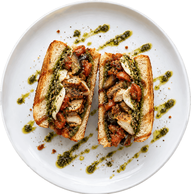 Chicken Pesto Sourdough Sandwich