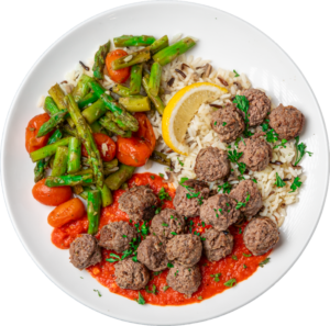 Romesco Meatballs