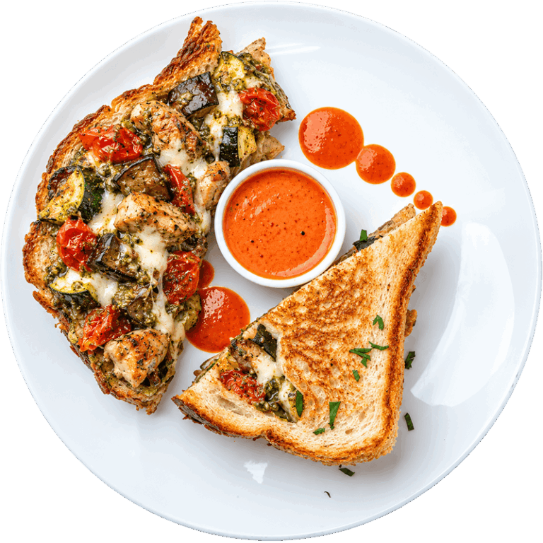 Pesto Chicken Sourdough Sandwich