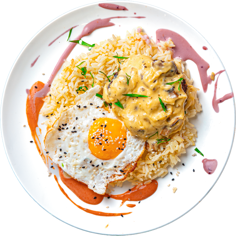 Breakfast Hawaiian Loco Moco