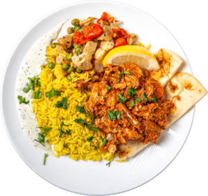 Chicken Tikka Masala Naan Wrap