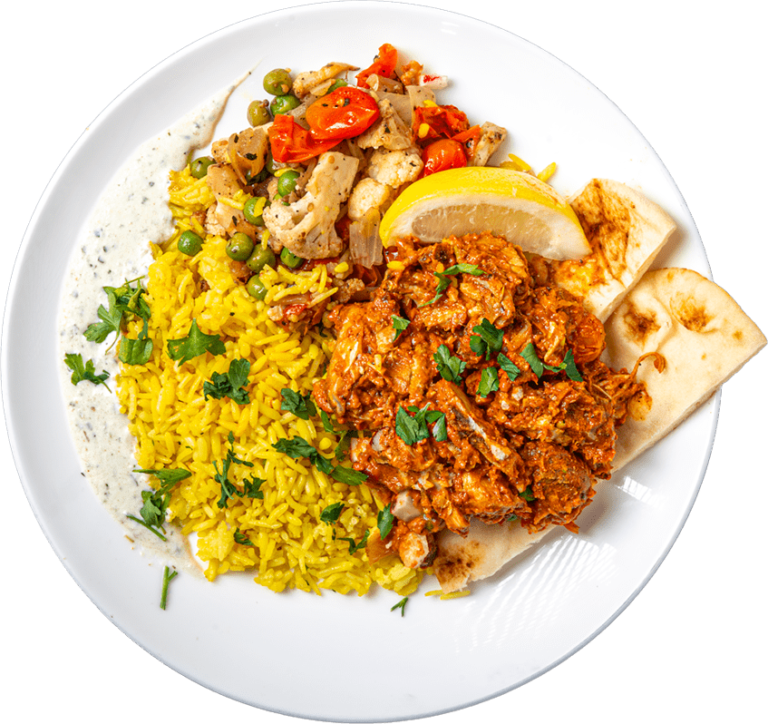 Chicken Tikka Masala Naan Wrap