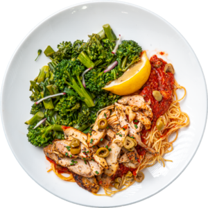 Chicken Marinara with Spaghetti