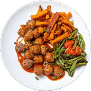 BBQ Bacon Cheddar Meatballs