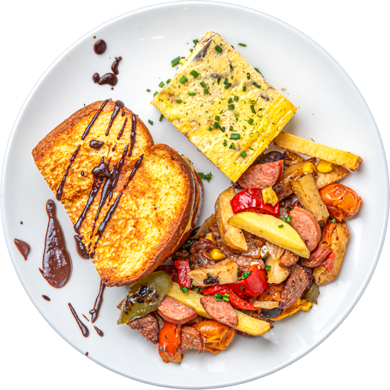 Peanut Butter Chocolate stuffed French Toast