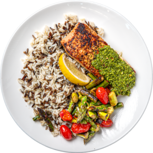 Pan Seared Chimichurri Salmon