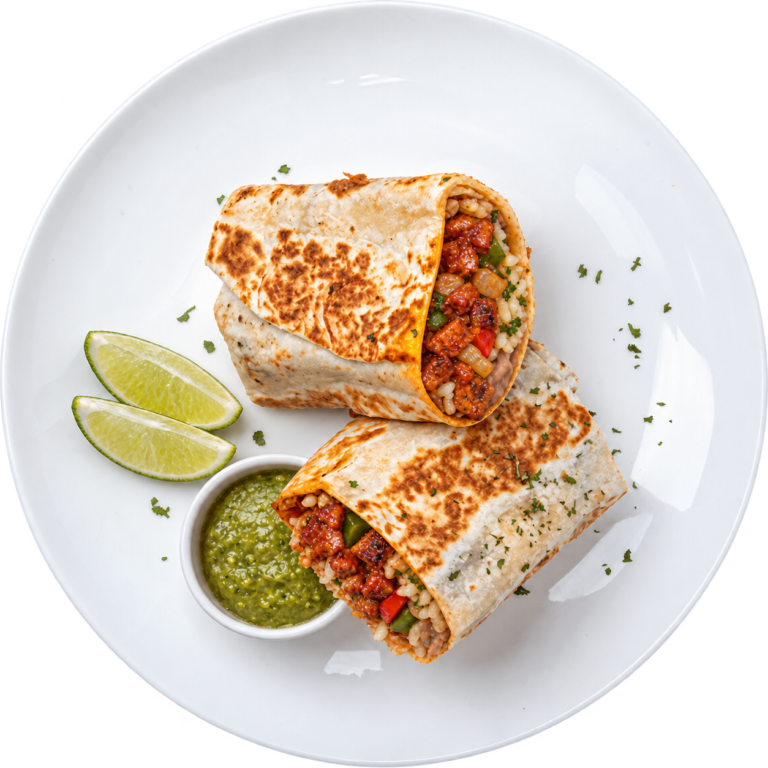 Pork Adobada Burrito