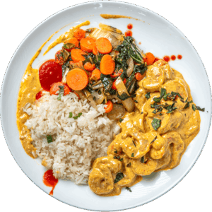 Thai Yellow Coconut Shrimp Curry