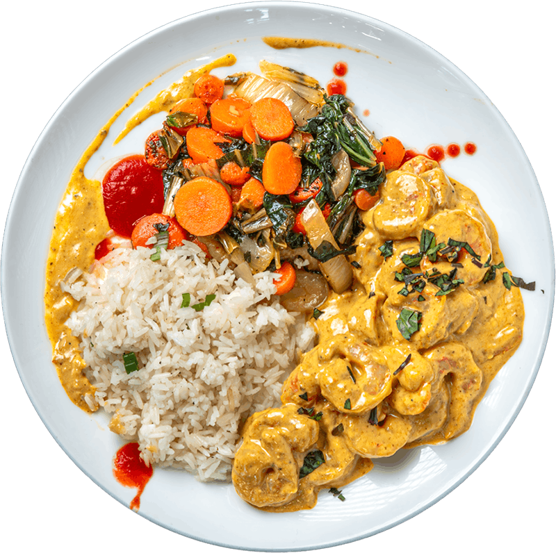 Thai Yellow Coconut Shrimp Curry