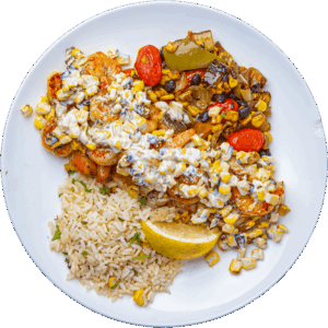 Southwestern Street corn Shrimp