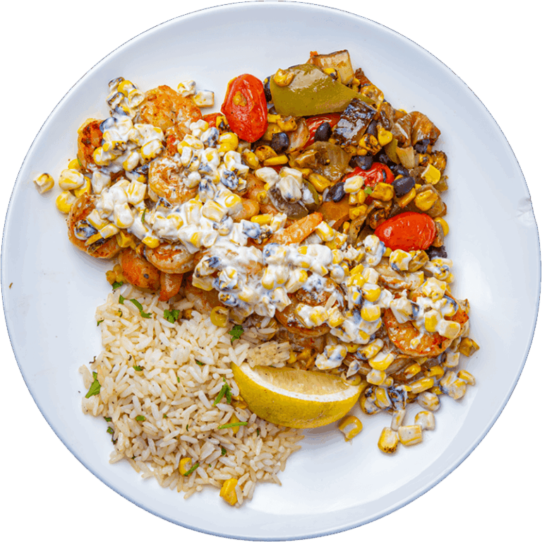 Southwestern Street corn Shrimp