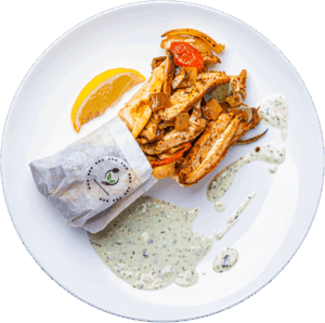Indian Butter Chicken Wrap
